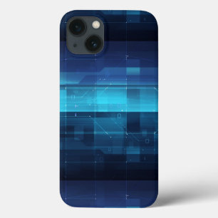 ハイテクのデジタル背景 iPhone 13ケース