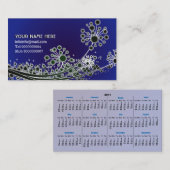 ハイテクカスタムビジネスカードカレンダー 名刺 (正面/裏面)