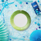 ハイテクデザインのグリーンライトスタイル ペーパープレート (パーティー)