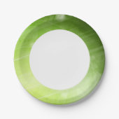 ハイテクデザインのグリーンライトスタイル ペーパープレート (正面)