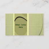 ハイテクノロジビジネスカード 名刺 (裏面)