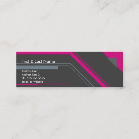 ハイテクプロフェッショナル: スキニー名刺 (正面)