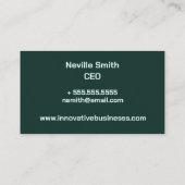 ハイテク企業の街並み 名刺 (裏面)