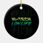 ハイテク低寿命バイナリコーディングエンジニアデータベース セラミックオーナメント (裏面)