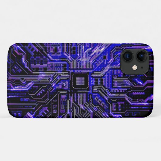 ハイテク技術の壁紙回路基板エンジン Case-Mate iPhoneケース (裏面(横))