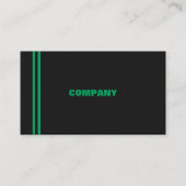 ハイテク造幣局グリーンスポーティな名刺 名刺 (正面)