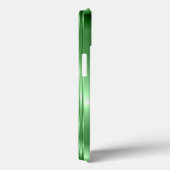 ハイテク金属グリーンストライプデザイン Case-Mate iPhoneケース (裏面 / 右)