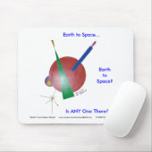 「ハイテク電話から神へ」マウスパッド マウスパッド (マウス)