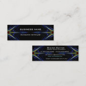 ハイテク・ネオン未来派 スキニー名刺 (正面/裏面)