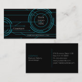 ハイテク・ビジネス・カード 名刺 (正面/裏面)