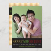 ハイテク・ホリデー・フォトカード シーズンカード (正面/裏面)