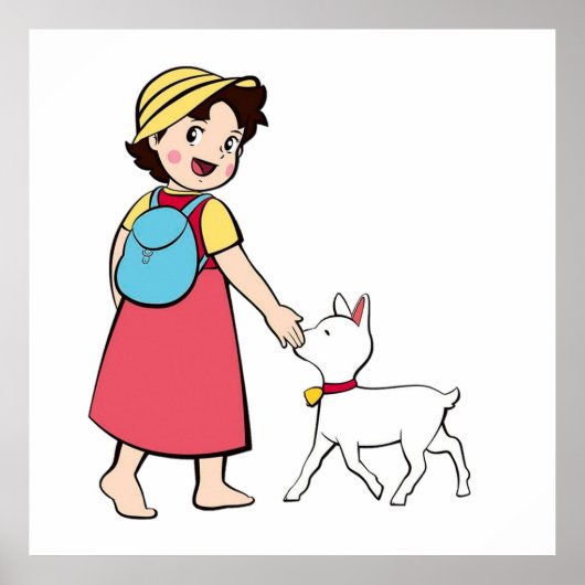 ハイディと小さなヤギ ポスター (正面)