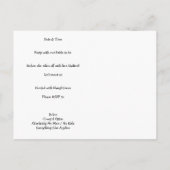 ハイディのグリッターカード インビテーションポストカード (裏面)