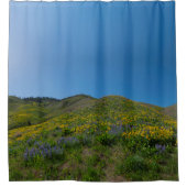 ハイデザート春開花 シャワーカーテン (正面)