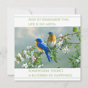 ハイデフィニションプリントスクエアフラットカード: BLUEBIRDS