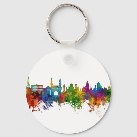 ハイデラバッド・スカイライン・インド キーホルダー (正面)