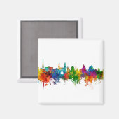 ハイデラバッド・スカイライン・インド マグネット (正面/裏面)