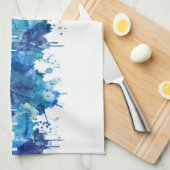 ハイデラバドテランガナスカイラインブルー キッチンタオル (四つ折り)