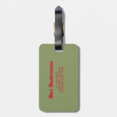 ハイデルベルクネカーパノラマドイツ ラゲッジタグ (裏面縦)