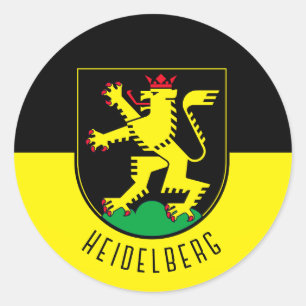 ハイデルベルク国旗 – ドイツ ラウンドシール