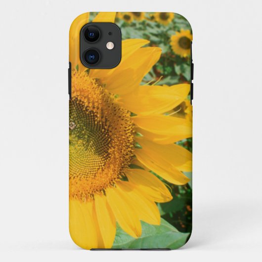 ハイデルベルク地方のひまわりの畑 Case-Mate iPhoneケース (裏面)