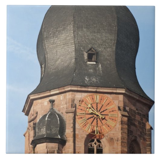 ハイデルベルク旧市街の聖霊教会 タイル (正面)