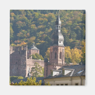 ハイデルベルク旧市街の風景 マグネット