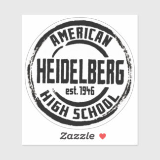 ハイデルベルク・アメリカン・ハイスクール ビニールステッカー シール
