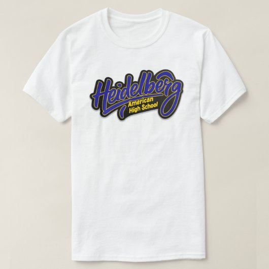 ハイデルベルク・アメリカン・ハイスクール Tシャツ (デザイン正面)