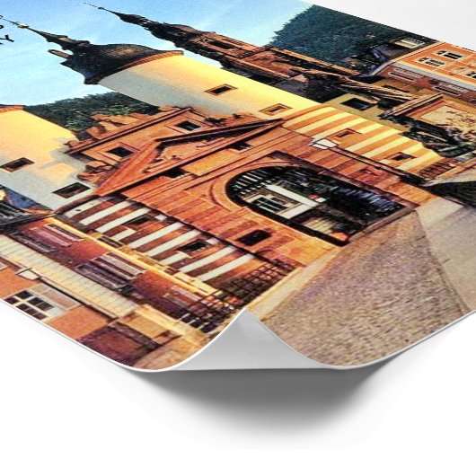 ハイデルベルク，ドイツ ポスター (角)