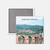 ハイデルベルク，ドイツ マグネット (正面/裏面)