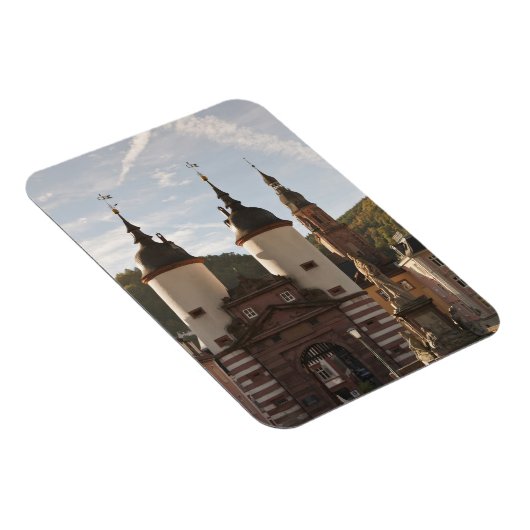 ハイデルベルク,ドイツ,旧市街のアルテ・ブルッケ マグネット (右側)