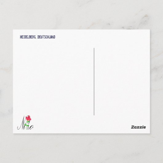 ハイデルベルク ポストカード (裏面)