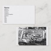 ハイデルベルク、Hortus Palatinus (engraviの迷路 名刺 (正面/裏面)