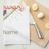 ハイデルベルグアムネックルドイツレトロワインヴィンテージ キッチンタオル (四つ折り)