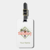 ハイデルベルグアムネックルドイツレトロワインヴィンテージ ラゲッジタグ (正面縦)