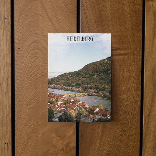 ハイデルベルグドイツシティビュー ポストカード