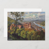 ハイデルベルグドイツヴィンテージポストカード ポストカード (正面/裏面)