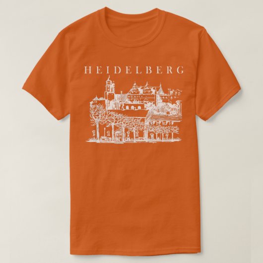 ハイデルベルグドイツ旅行ハイデルベルグトラベルガー Tシャツ