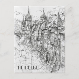 ハイデルベルグドイツ旅行 ポストカード