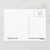 ハイデルベルグ城はがき ポストカード (裏面)