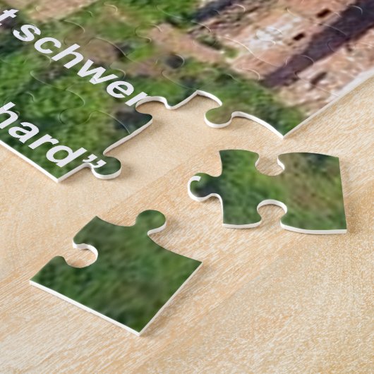 ハイデルベルグ城ドイツ語とドイツ語のことわざ ジグソーパズル (側面)