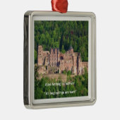 ハイデルベルグ城ドイツ語とドイツ語のことわざ メタルオーナメント (右)