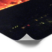 ハイデルベルグ城焼き ポスター (角)