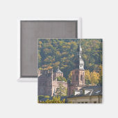 ハイデルベルグ旧市街の眺め マグネット (正面/裏面)