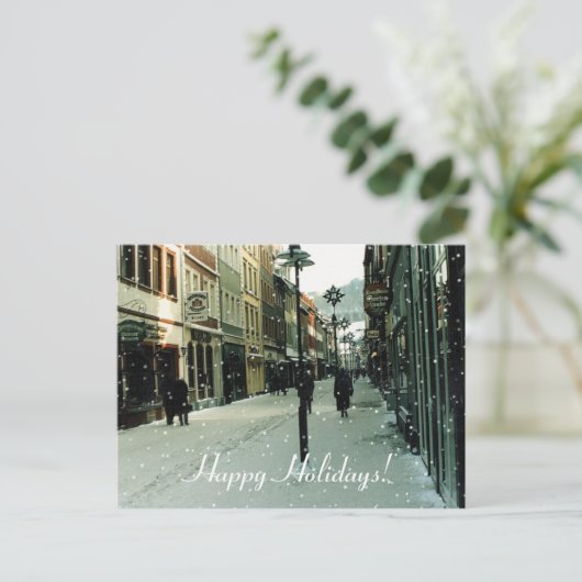 ハイデルベルグ、ドイツのハッピーホリデー! シーズンポストカード (スタンド正面)