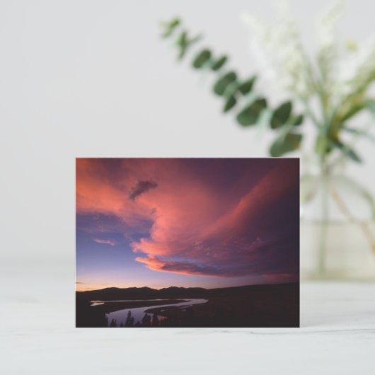 ハイデンバレーの夕日はがき ポストカード (スタンド正面)