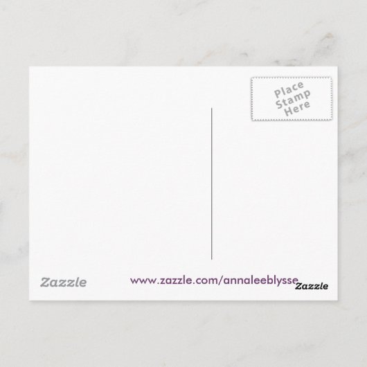 ハイデンバレーの夕日はがき ポストカード (裏面)