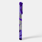 ハイトアッシュベリーヴィンテージサイケデリックペイズリーパープル Case-Mate iPhoneケース (裏面 / 右)