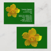 ハイトウムヒドコテ(セントジョンズウォート)草の緑 名刺 (正面/裏面)